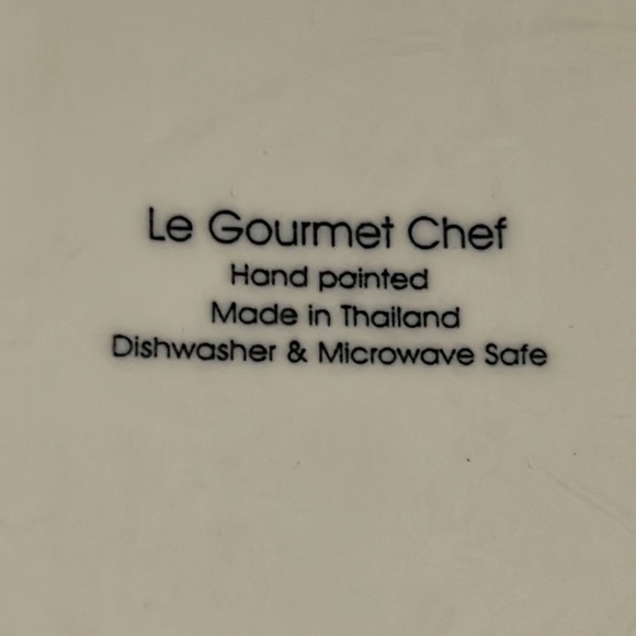 LARGE Christmas Sleigh LE GOURMET CHEF Handpainted Holiday Coffee Mug - Picture 3 of 9